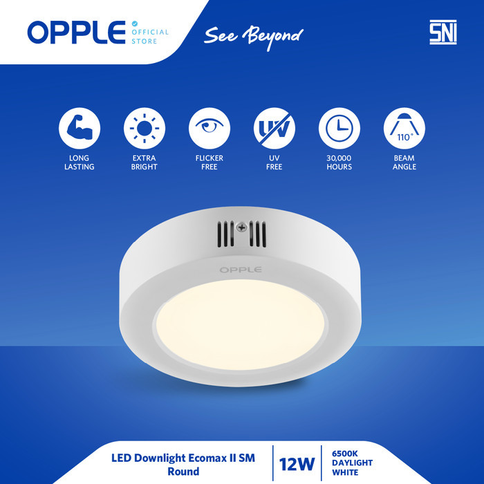OPPLE LED Downlight SM Outbow 12 Watt Round