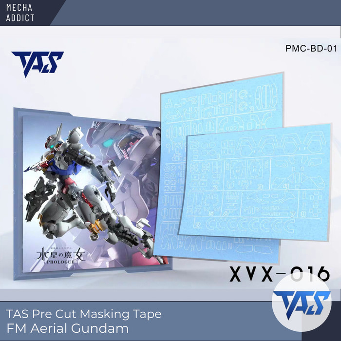 Pre-Cut Masking Tape for FM Aerial Gundam by TAS