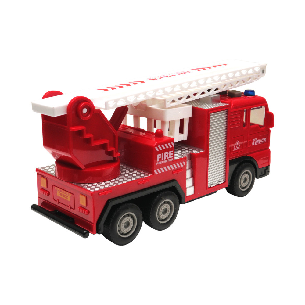 

Toys Kingdom Cruzer 1:32 City Action Friction Fire Truck - Merah Toys Kids Toy Mainan Anak Mobil