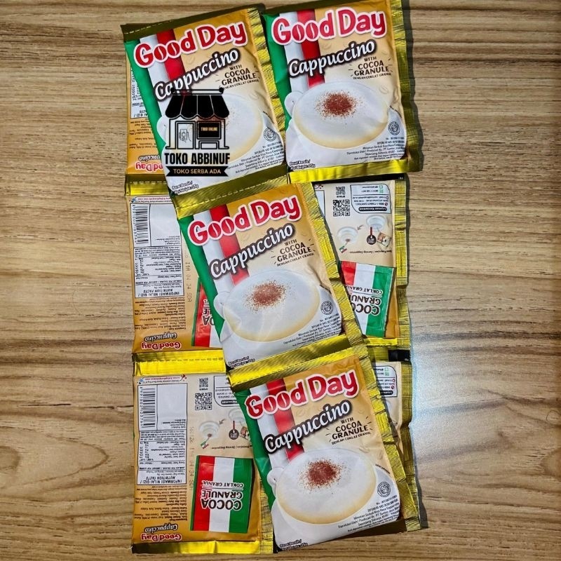 

10 PCS - GOOD DAY CAPPUCCINO 25g 1 RENCENG WITH COCOA GRANULE