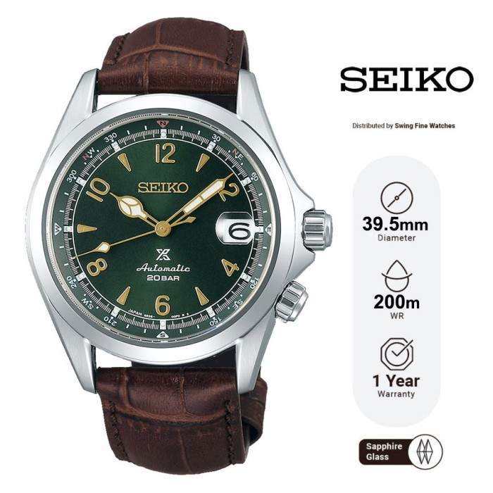 ✨Q.LnS✨ - TERBARU Jam Tangan Seiko Prospex SPB121 SPB121J1 Land Alpinist Automatic Dark Green Dial O