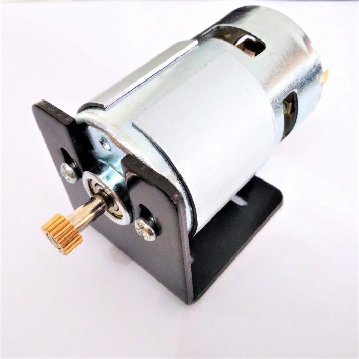 PAKET Dinamo Motor plus Gear 775, 795, 799 dan 895 - 775 + Bracket