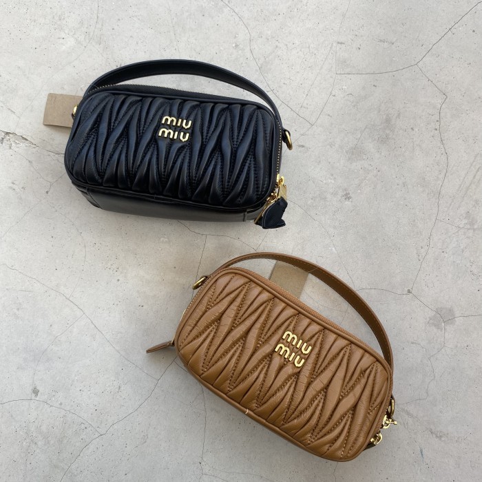 MIUMIU Arcadie Matelasse Leather Bag