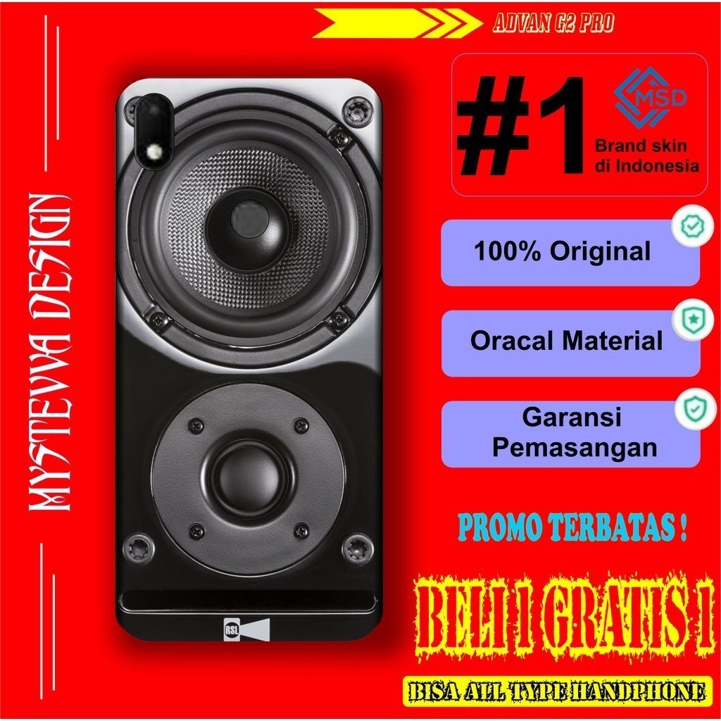 2PCS Garskin Case Casing Hp 2pcs Advan G2 Pro Motif