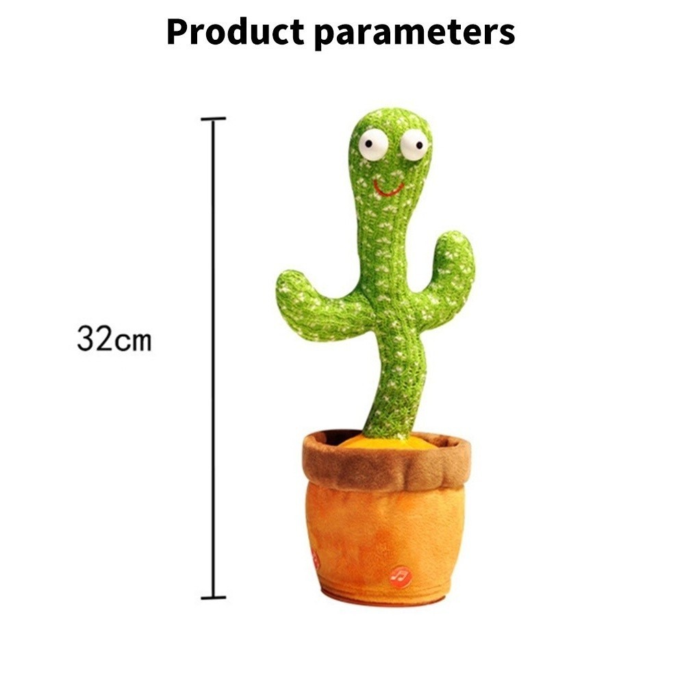 TERBARU ISABELLA MAINAN BERBICARA / KAKTUS BICARA DAN GOYANG / MAINAN BONEKA KAKTUS BERGOYANG DAN