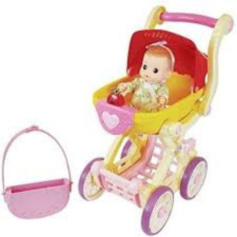Kongsuni Musical Stroller Baby Care Young Toys Mainan Dorongan Boneka KSMbersaudara