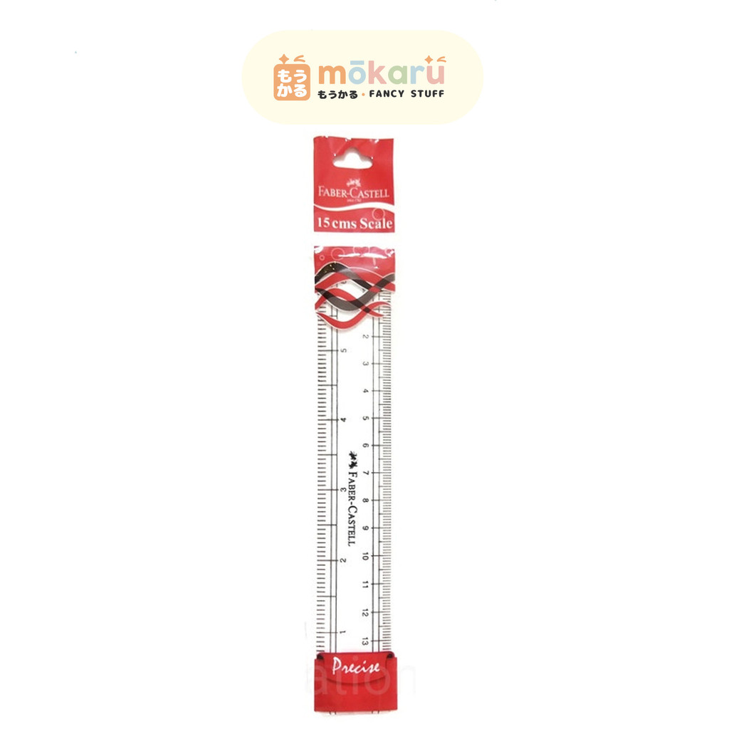 

Faber Castell Penggaris Plastik 15 cm / Mistar Scale 15cm Murah Berkualitas