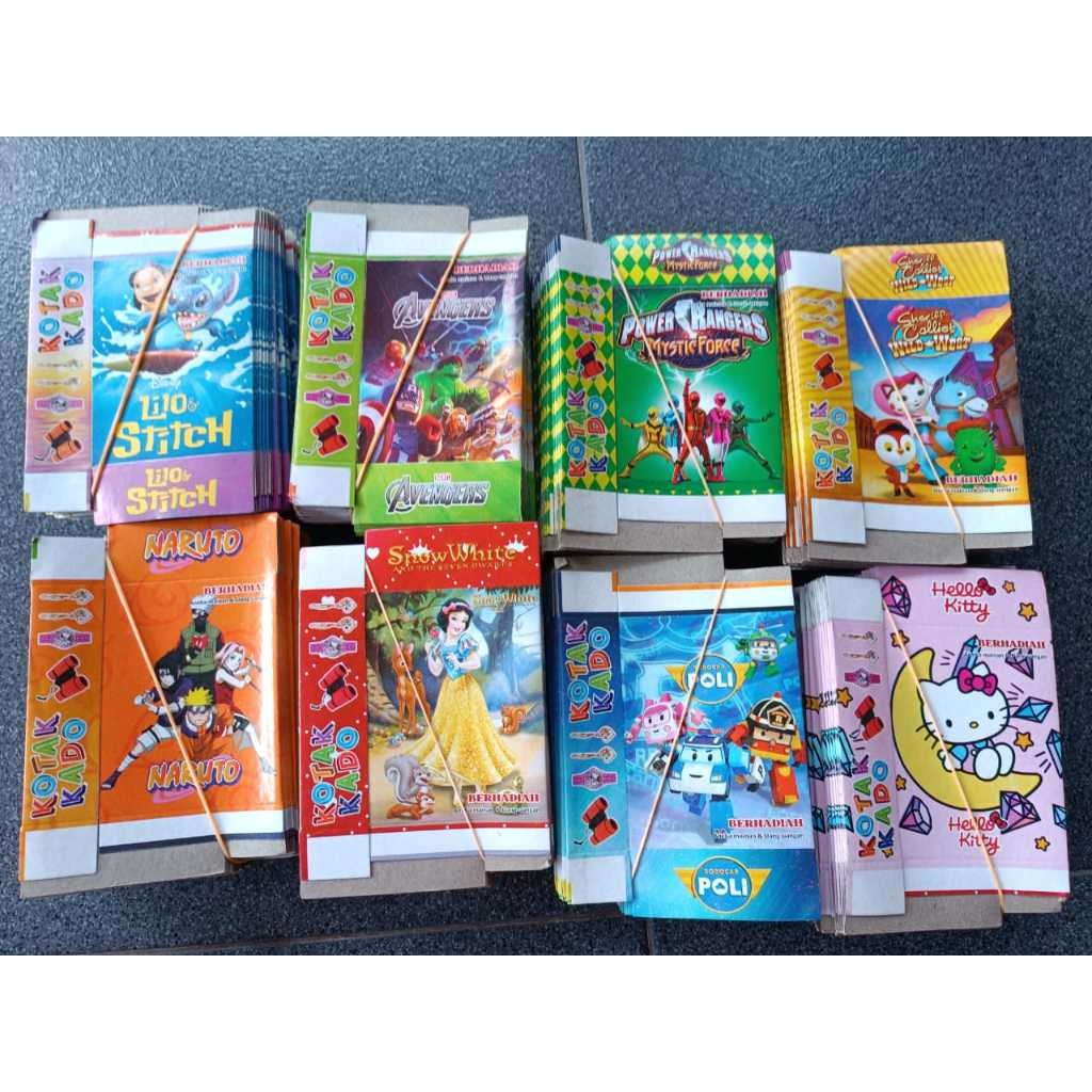 

JOISSHOP KOTAK KADO FANCY KECIL 1 BAL ISI 800 PCS