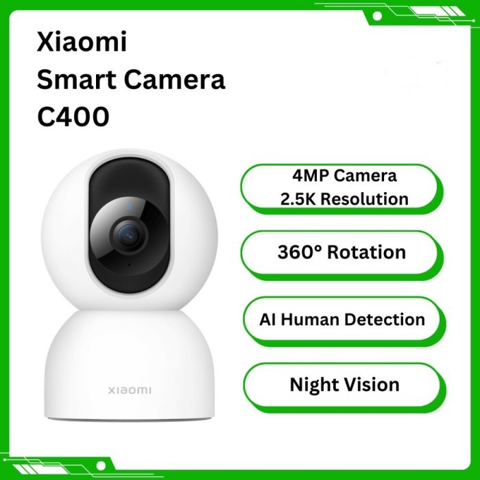 xioMi Smart Camera C400 Smart Home Security Camera 360 CCTV 4MP 2.5K Resolution AI Detection