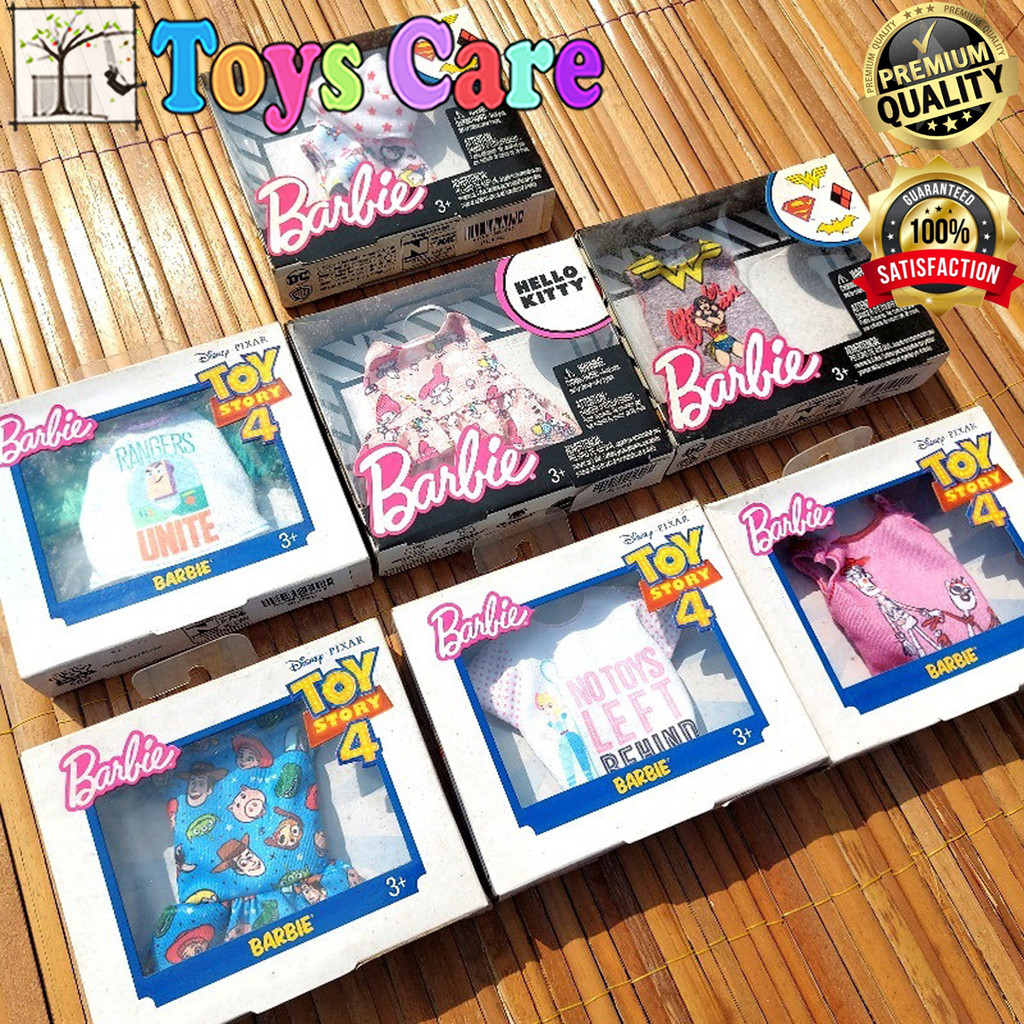 Baju Barbie Wonder Woman Toy Story 4 Hello Kitty Original Mattel