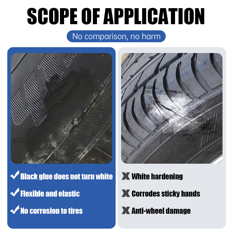 30Ml lem tambal ban lem anti bocor kit ban mobil lem body motor lem bodykit mobil Universal Tire