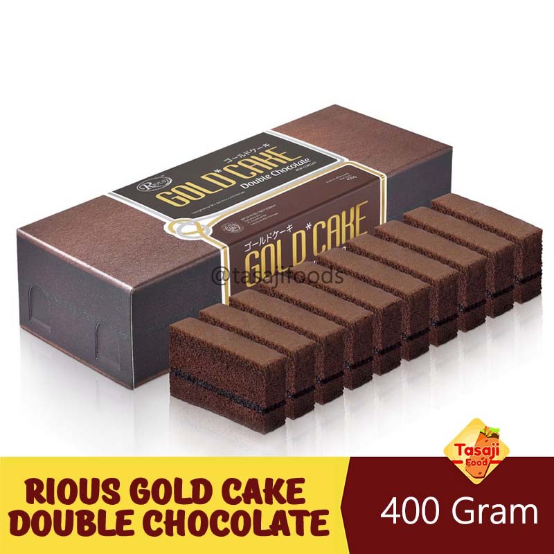 

Rious Gold Cake Double Chocolate 400 Gram Keik Cokelat
