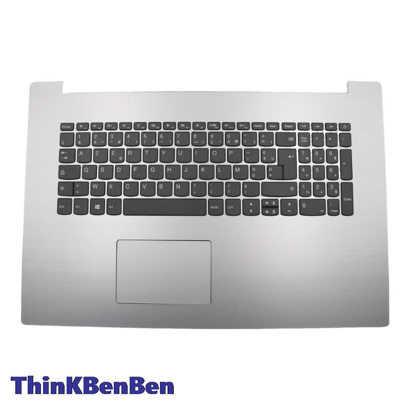 FR French Keyboard Platinum Grey Upper Case Palmrest Shell Cover For Lenovo Ideapad 330 17 17IKB 17A