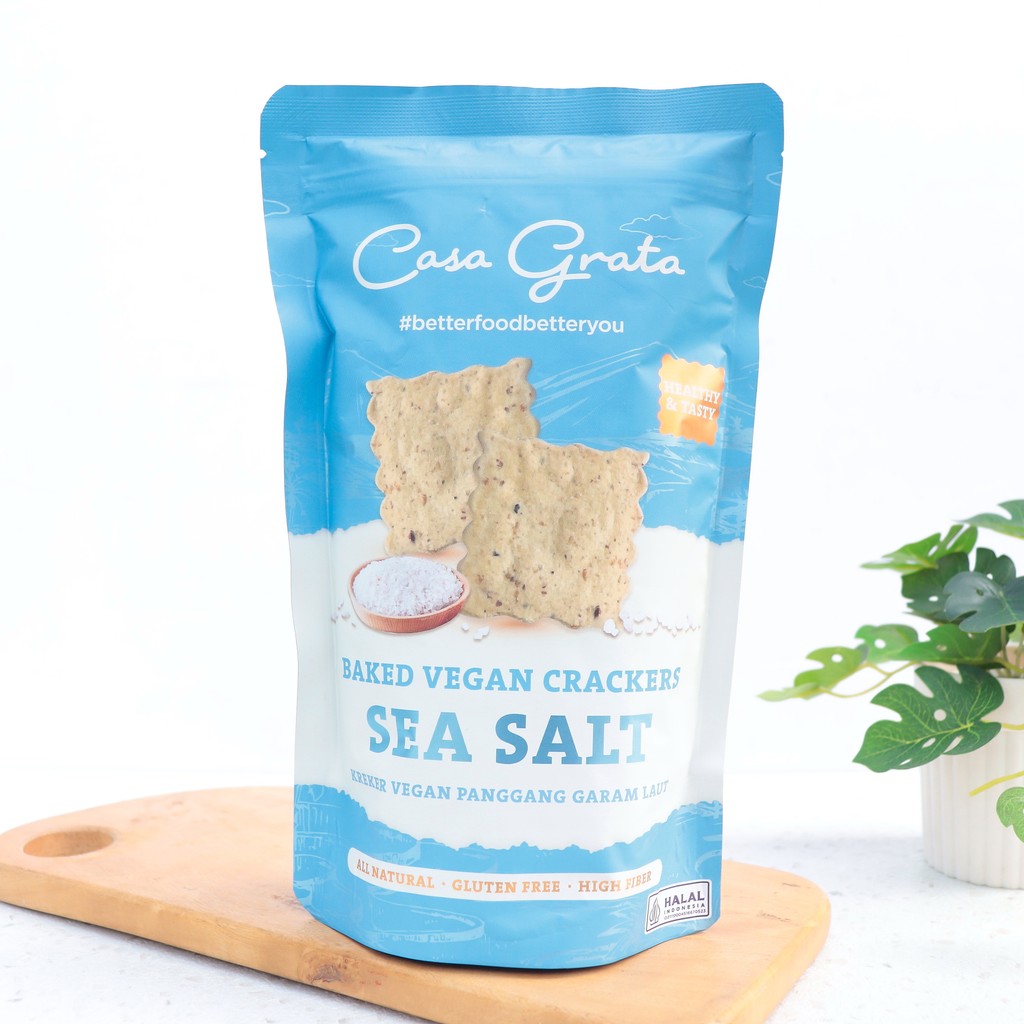 

70G SEA SALT CRACKERS Gluten Free Vegan Crackers SS70 - CASA GRATA