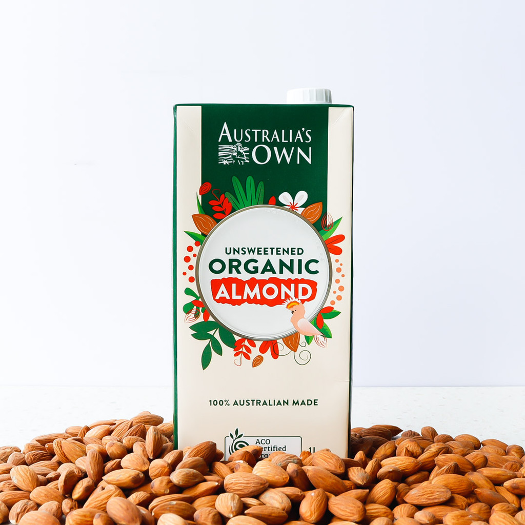 

1L Unsweetened Almond Milk Organic Susu Kacang Almond Dairy Free - AUSTRALIA'S OWN