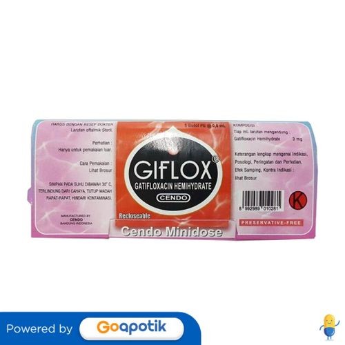 Cendo Giflox 5 X 0.6 Ml Mini Dose