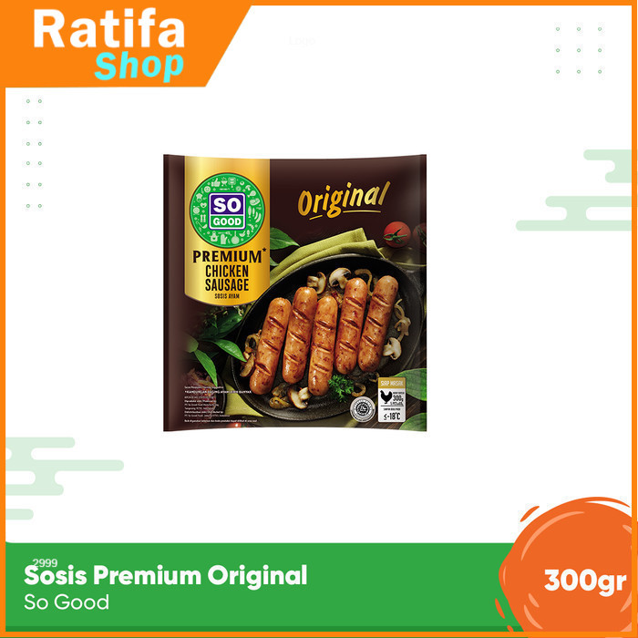 

So Good Sosis Premium Original 300gr