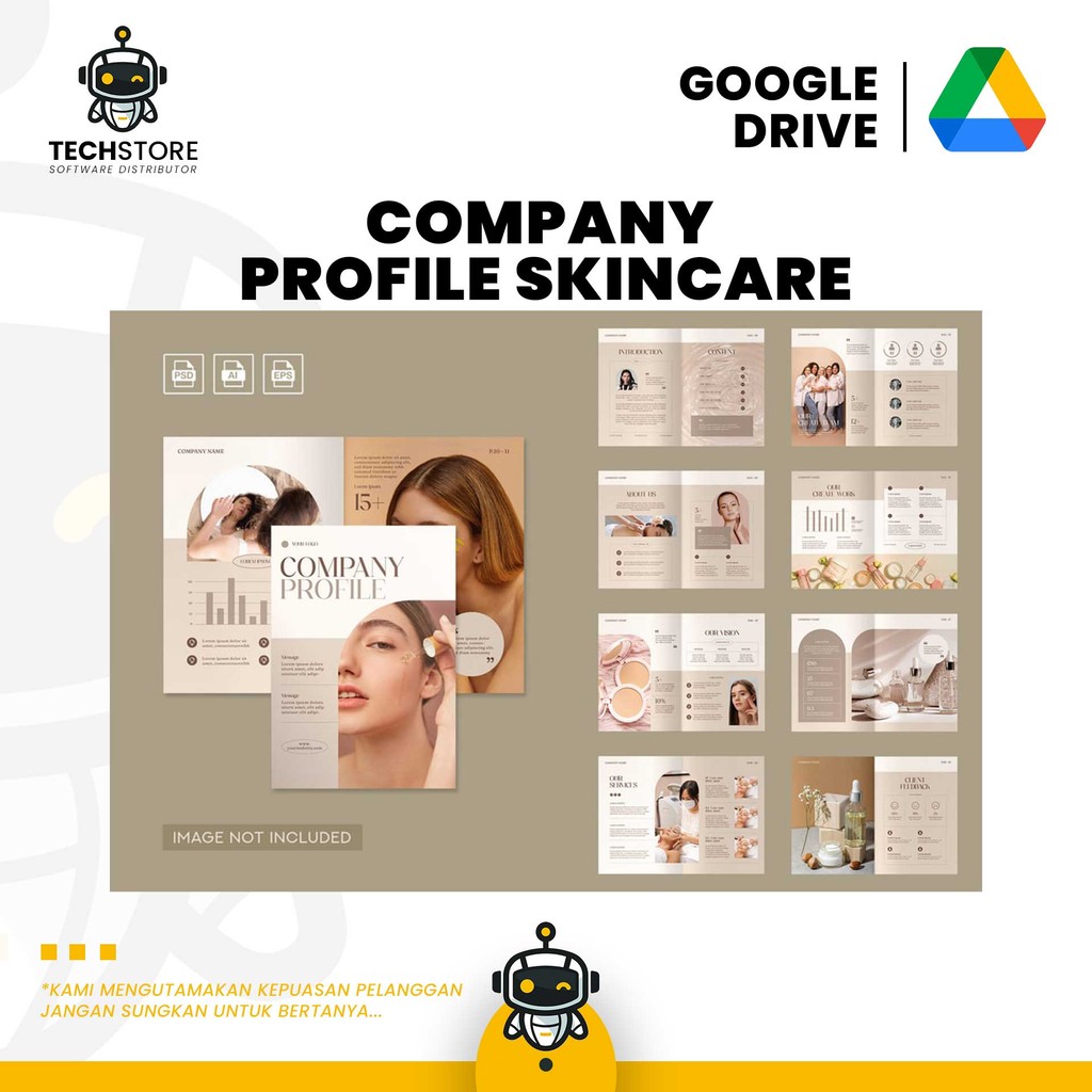 COMPANY PROFILE SKIN CARE | PHOTOSHOP | ILLUSTRATOR