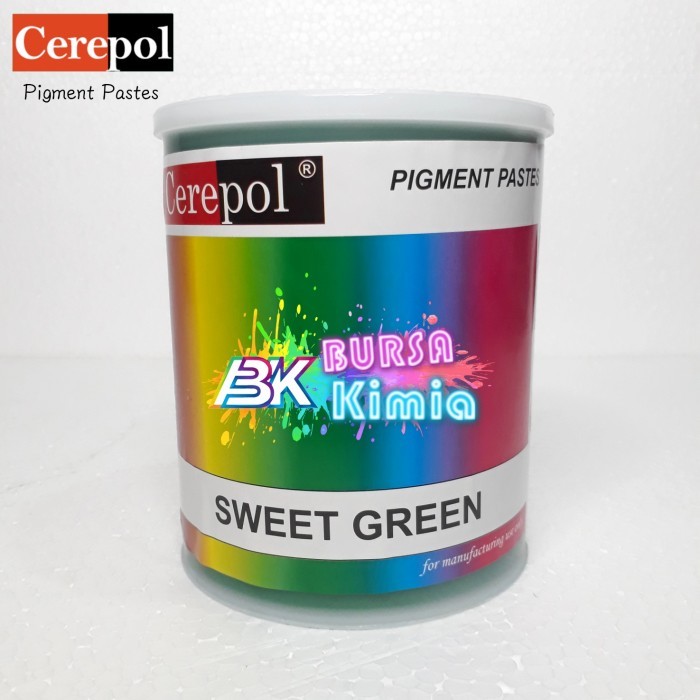 

best -Cerepol Sweet Green Pigment Pasta Cair/Pewarna Resin/Fiberglass
