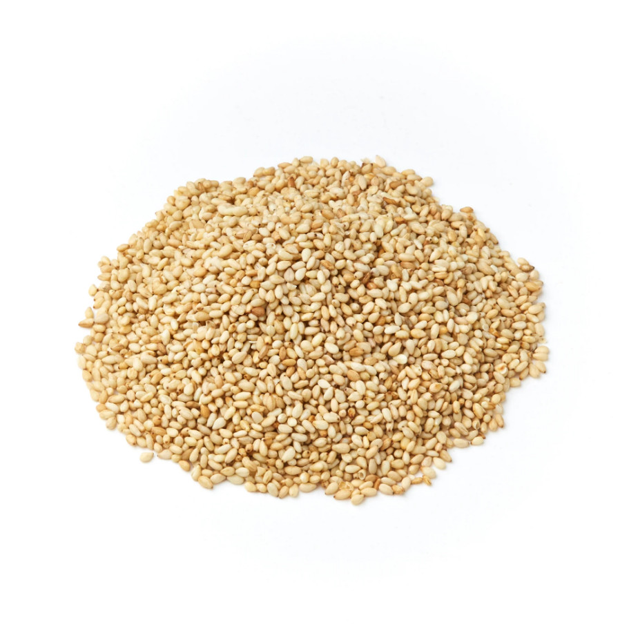 

100G Roasted White Sesame Seeds Biji Wijen Putih Panggang - NUMI BULK BIN