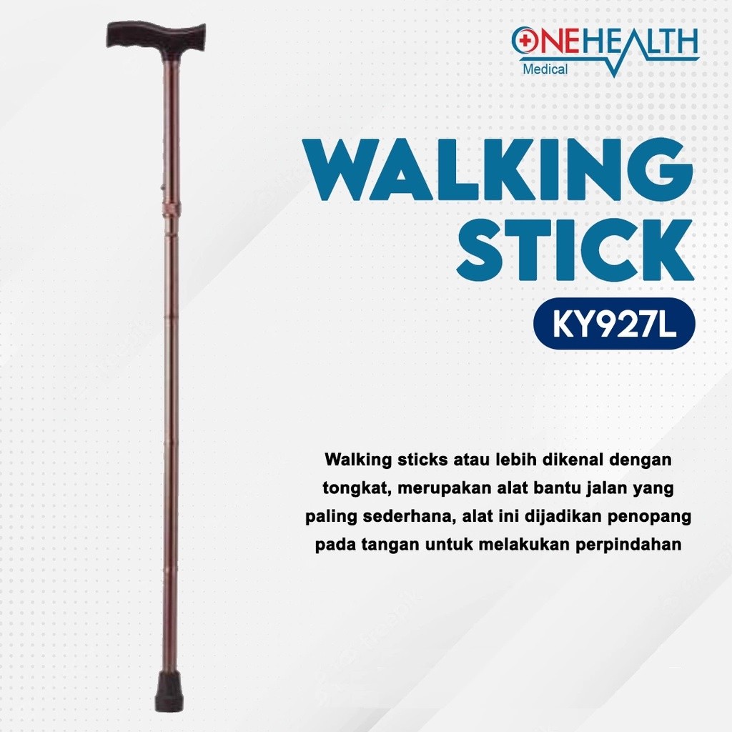 Walking Stick Tongkat Lipat OneHealth KY927L Alat Bantu Jalan Kaki 1