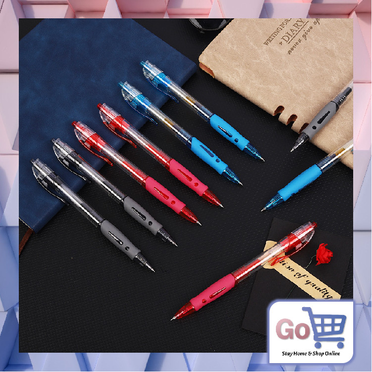 

Go - S1256 Pena Pencet / Pena Klik / Pulpen Gel 0.5mm / Pulpen Mekanik / Peralatan Tulis Sekolah