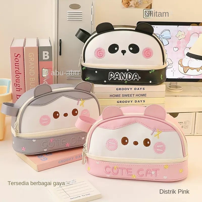 

Ready Panda Raksasa Yang Sudah Kapasitas Besar Kantong Pena Yang Tinggi Param Alat Tulis Siswa Lucu