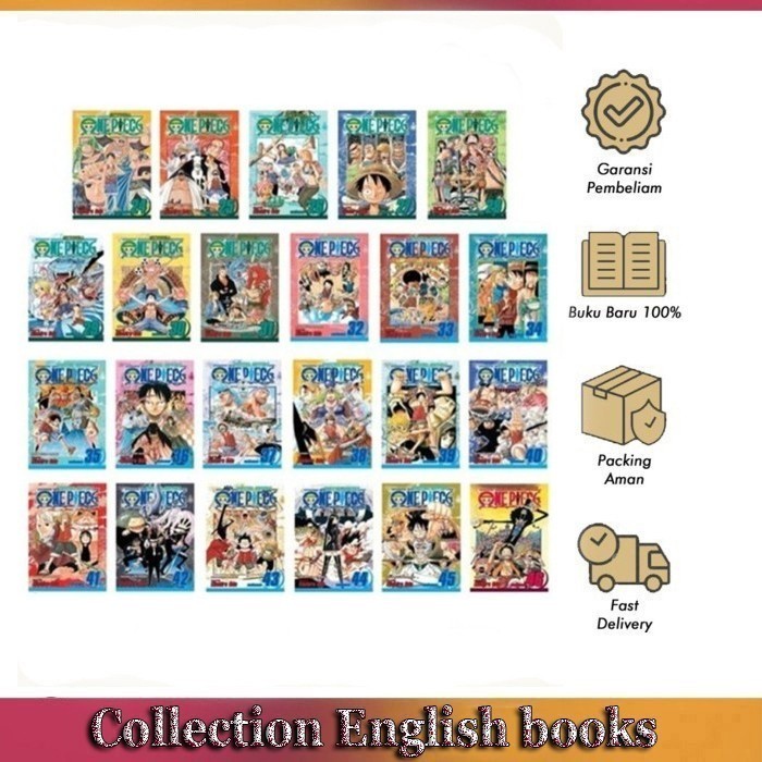 Komik one piece, vol 1-108 (English)