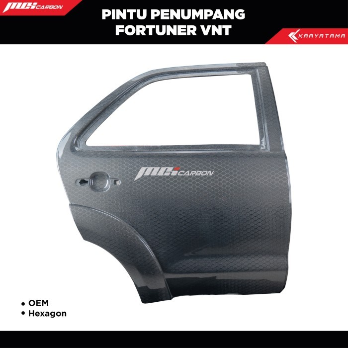 Pintu Belakang Carbon Fortuner VNT | MCI Carbon by Karyatama