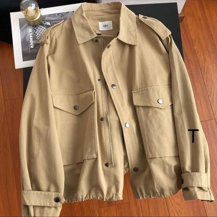 JAKET WANITA - SUWON JACKET - KOREAN STYLE - ATASAN WANITA - BLACK