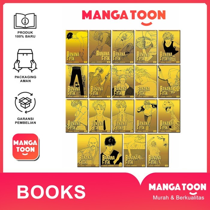 Komik Banana Fish Complete 19-book Set Vol. 1-19 by Akimi Yoshida - MangaToon