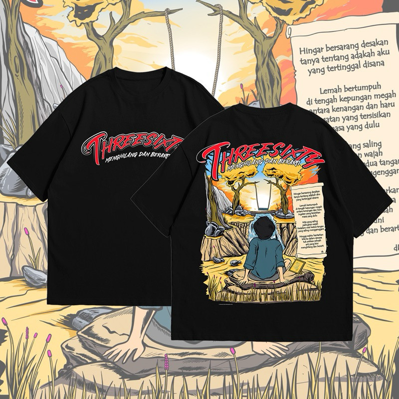 KAOS MURAH Threesixty   "Menghilang dan Berarti"//COD