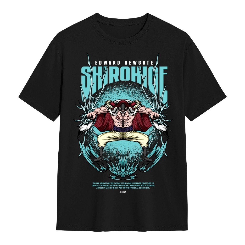 Vizar T-shirt Kaos One Piece Shirohige ONEPIECE20