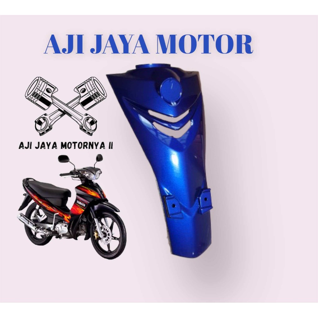 tameng dasi depan yamaha jupiter z burhan biru - dasi depan yamaha jupiter z burhan