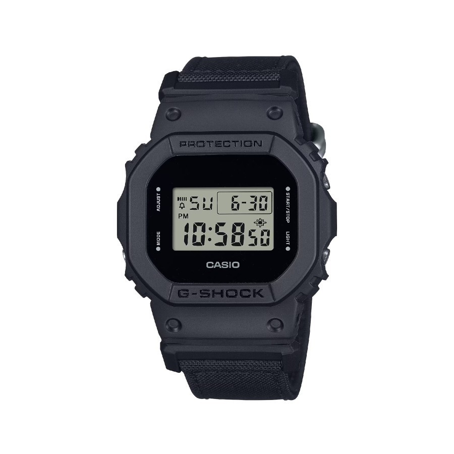 Promo Original Casio G-Shock DW-5600BCE-1DR Jam Tangan Pria Digital Kanvas Gshock Garansi Resmi 2 Ta