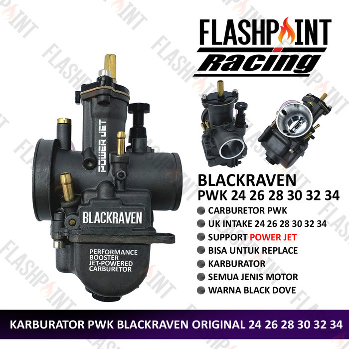 KARBURATOR BLACKVIPER ORIGINAL 24 26 28 30 32 34 BLACK VIPER CPO SUDCO - BLACKRAVEN PWK, PWK 24