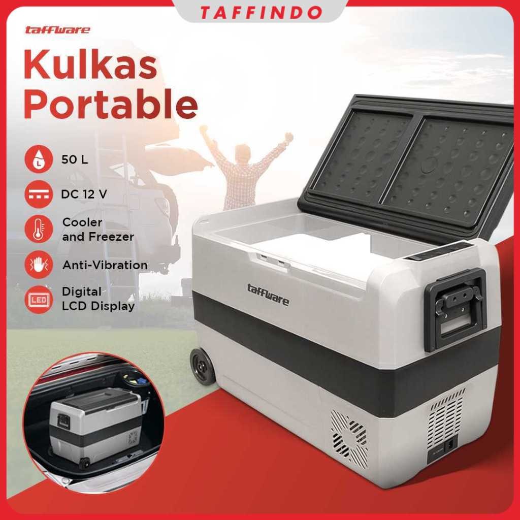 Taffware Kulkas Mobil Portable Car Mini Fridge Freezer