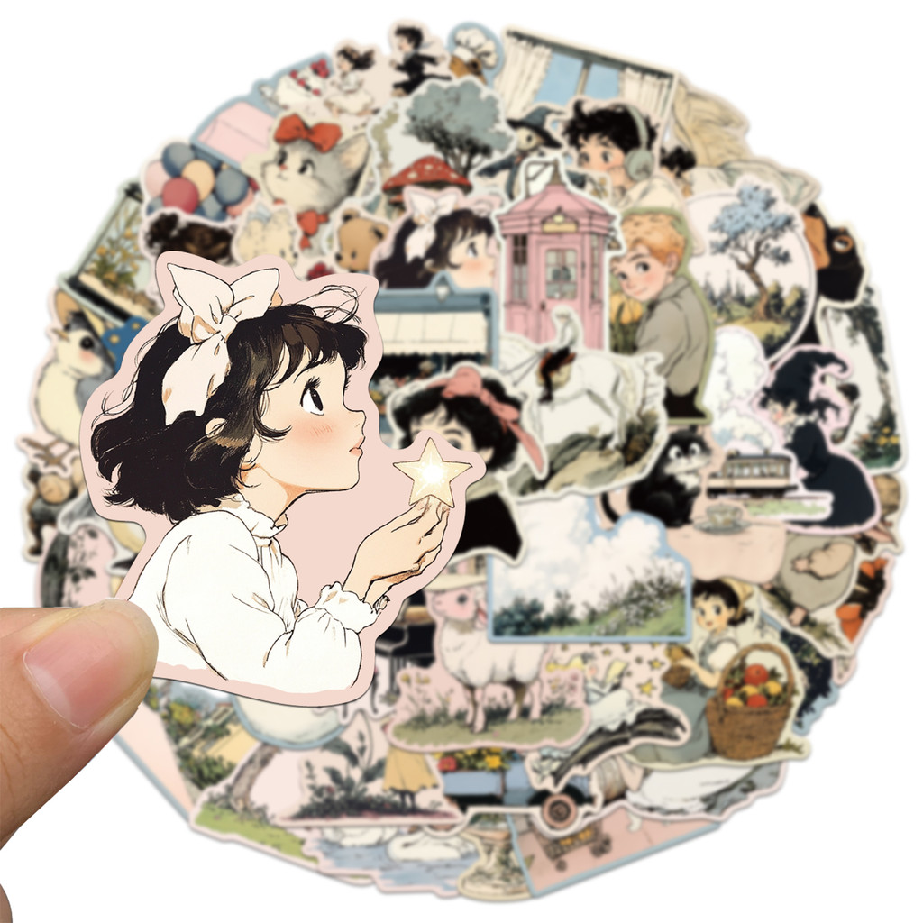 

50PCS Comic World Stickers Exquisite Handbooks Material Phone Cases Laptop Suitcases Water Cups Waterproof Stickers