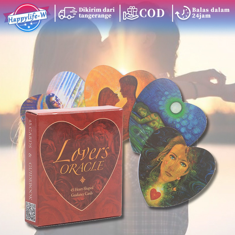45pcs Kartu Tarot Lucu Baca Tarot Cinta Dan Hubungan