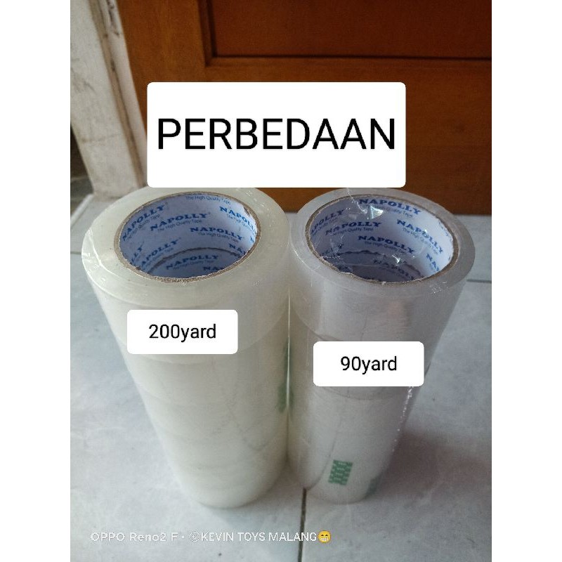 

lakban bening / solasi tape 48mm 200yard murah top toys