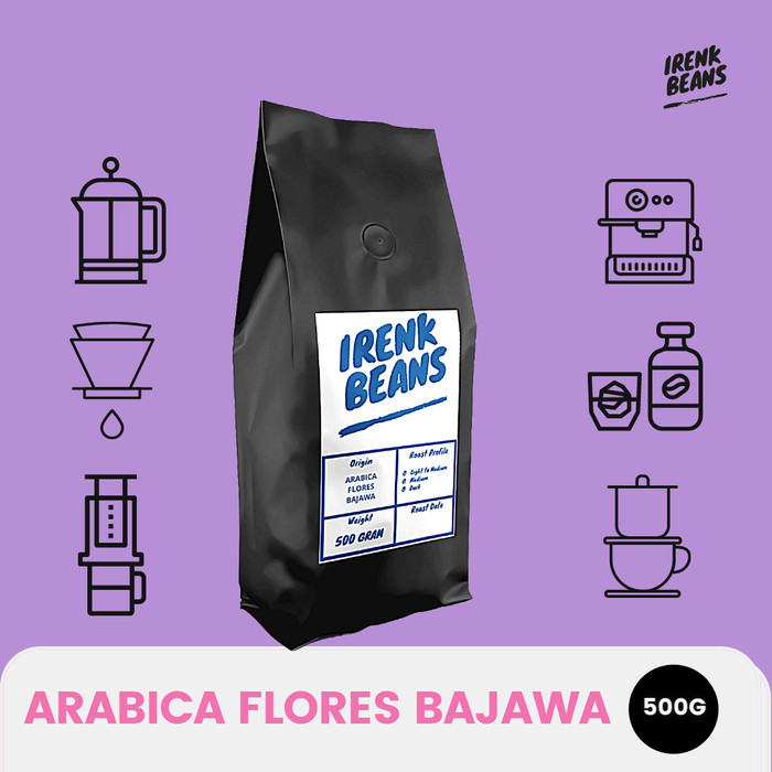 

Kopi Arabica Flores Bajawa 500g Biji Bubuk - BUBUK HALUS