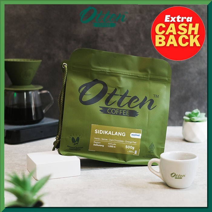 

Kopi Arabica Sidikalang 500g - Biji / Bubuk Kopi Otten Coffee - Wholebean