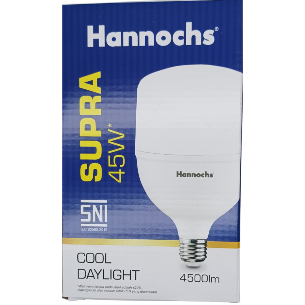 Bohlam Bola Lampu LED Vario Hannochs 45w 45watt 45 Watt Cahaya Putih