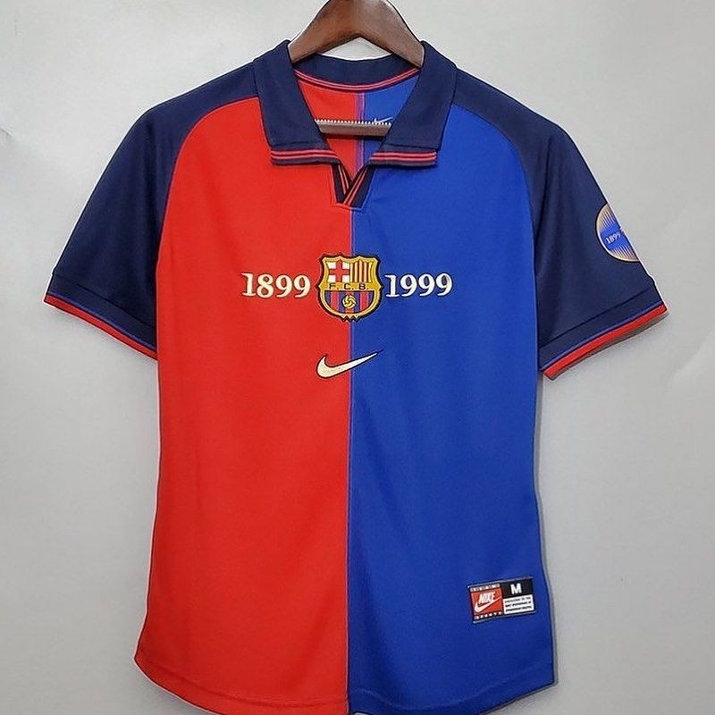 Jersey Retro Barcelona home 1899 - 1999 Grade Ori