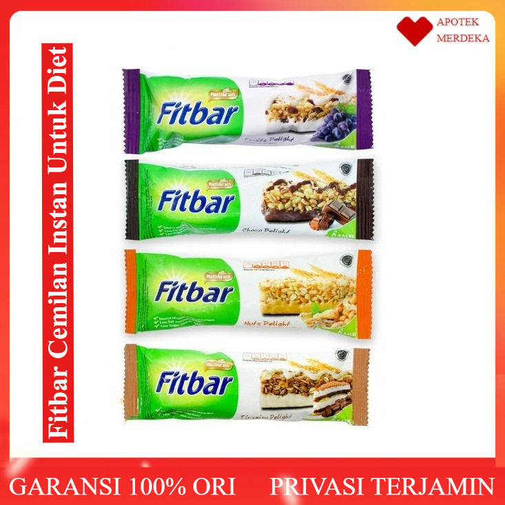 

Fitbar 20gr | Fitbar Cemilan Instan Untuk Diet