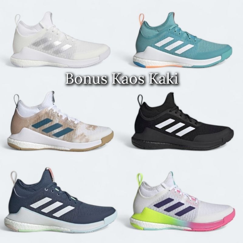 Adidas Crazyflight Grade Ori / Sepatu Voli / Sepatu Basket / Sepatu Olahraga Pria Wanita