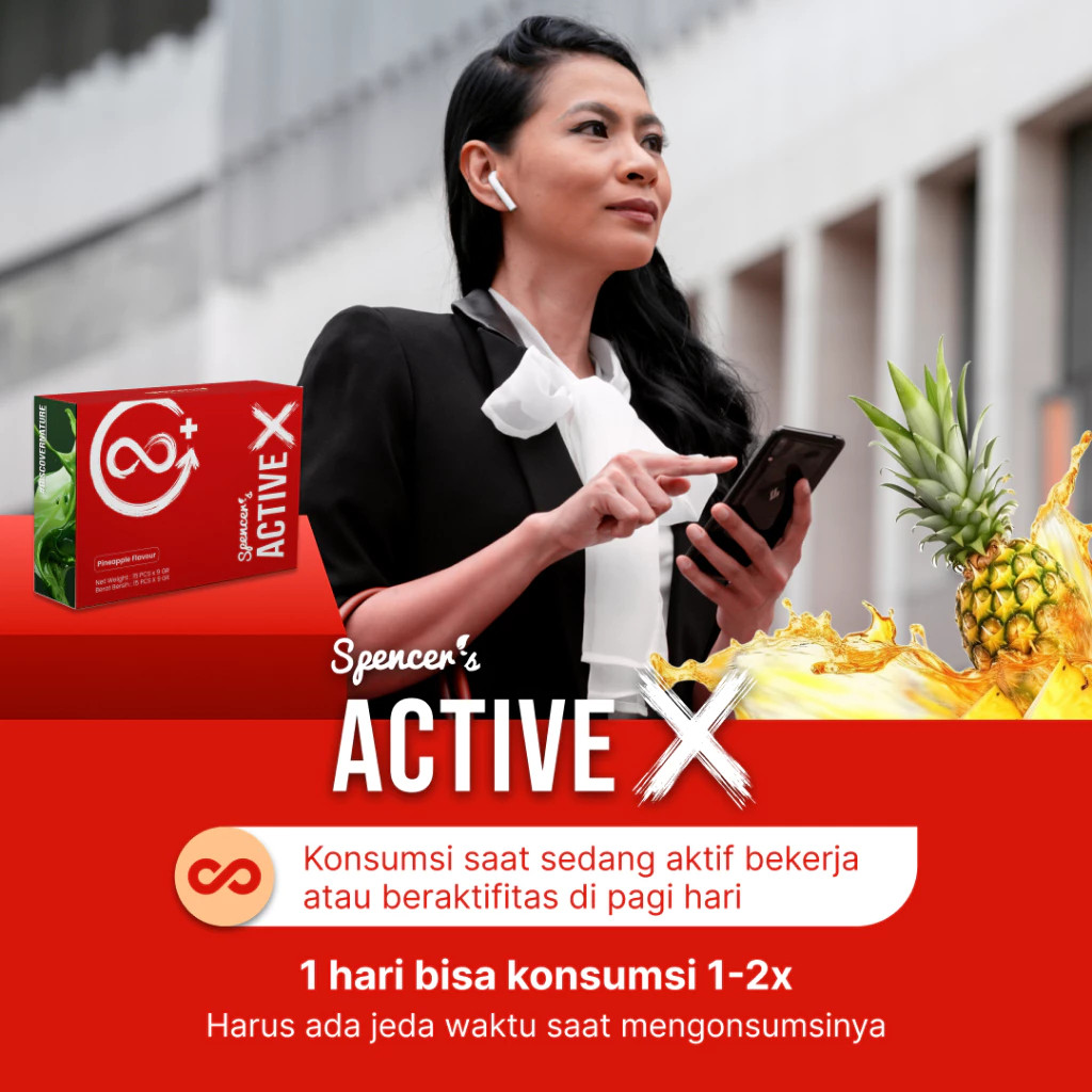 

Hadiah Spencer Active X 1 Sachet
