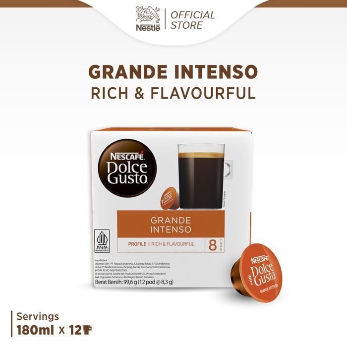 

NESCAFÉ Dolce Gusto Grande Intenso 1 box (12 kapsul = 12 gelas) - 1Pcs