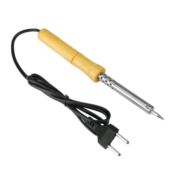 

Solder Kayu 40 Watt Electric Soldering Iron 40W Solder Listrik Gagang Kayu 40Watt Merek Random