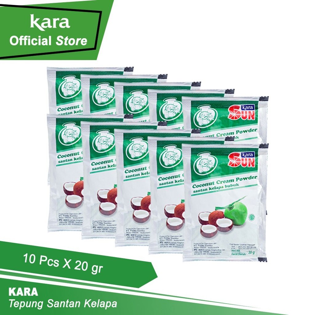

10 PCS - Sun Kara Santan Kemasan Powder 20 Gr 1 renteng